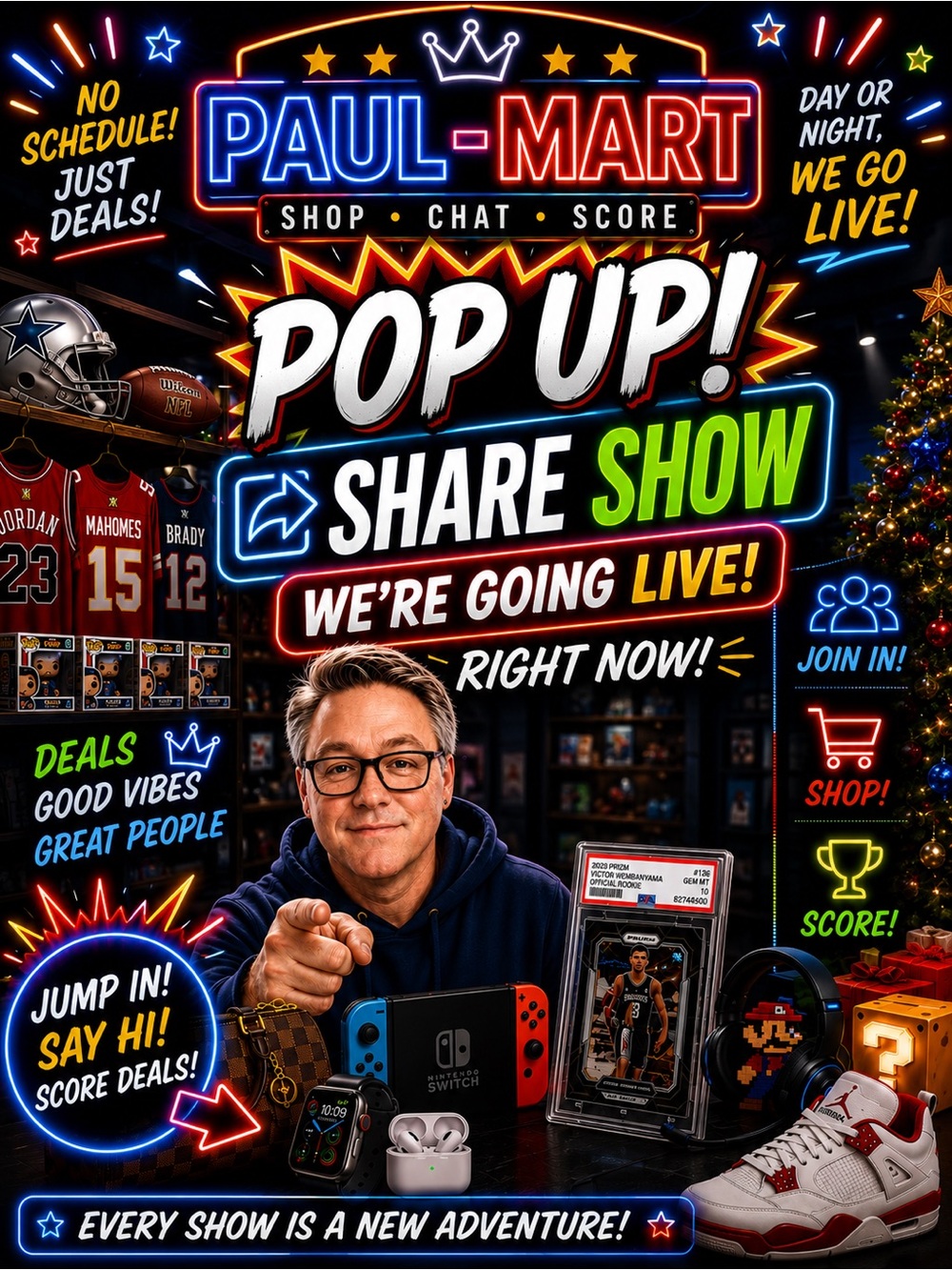 Poshmark Pop Up Show Flyer